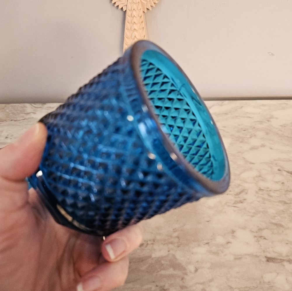 Viking Glass Blunique Fairy Lamp Fairy Light Candle Holder - Picture 5 of 5
